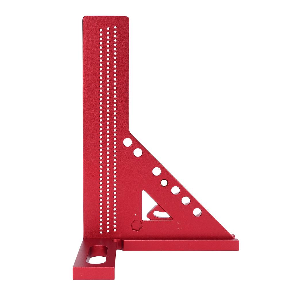 Multi Angle Measuring Ruler 0 180 Degrees  Adjustable Aluminum Alloy Anodized Finish Measuring Miter Triangle Ruler for