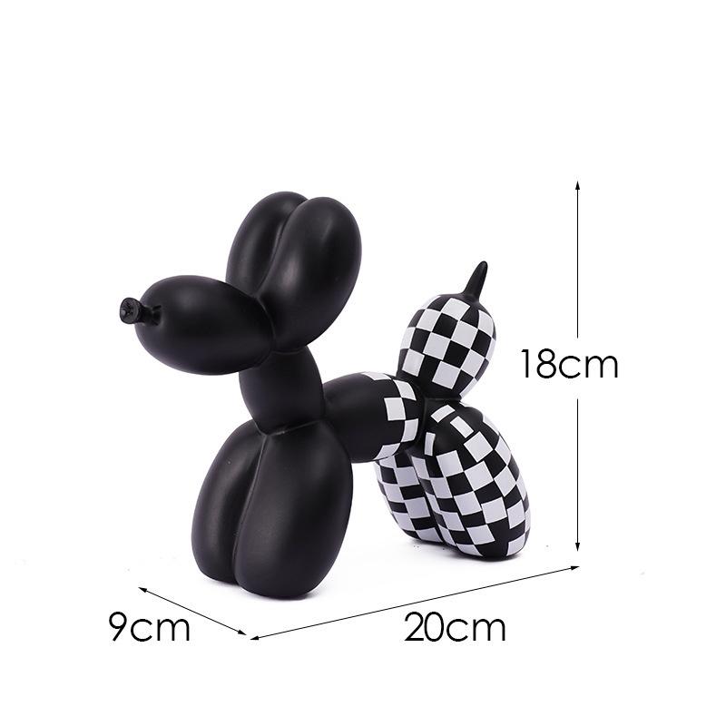 Classic Colorful Graffiti Balloon Dog Ornaments European Creative Home Decoration Sample Room Decoration