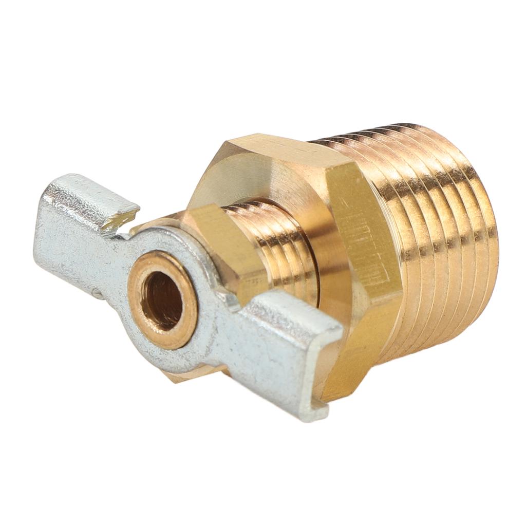 RV Water Heater Drain Valve 1 2in NPT External Thread Leakage Proof Brass Replacement Drain Valve for RV and Trailer