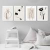 Minimalist Lines Posters and Prints, BohoCanvas Painting, Beige, Black Wall Art Pictures, Abstract, Bedroom, Living Room, Home D