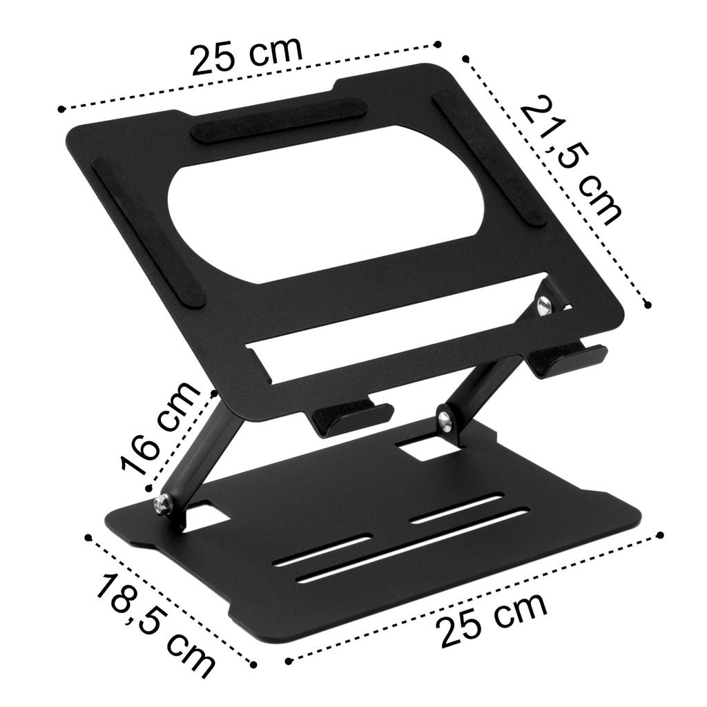 Alessio Laptop Stand Black