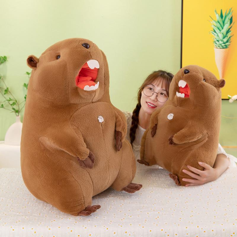 Groundhog Plush Toy With Sound For Childrens Gift And Travel Souvenir