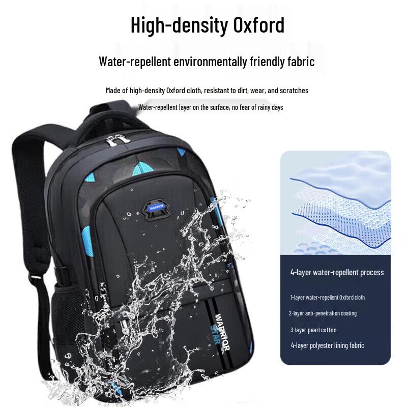 Warrior Lightweight Large Capacity Student Backpack