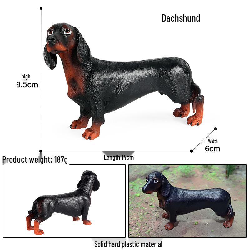 Creative Dachshund Model Ornament: Children s Gift & Home Decoration