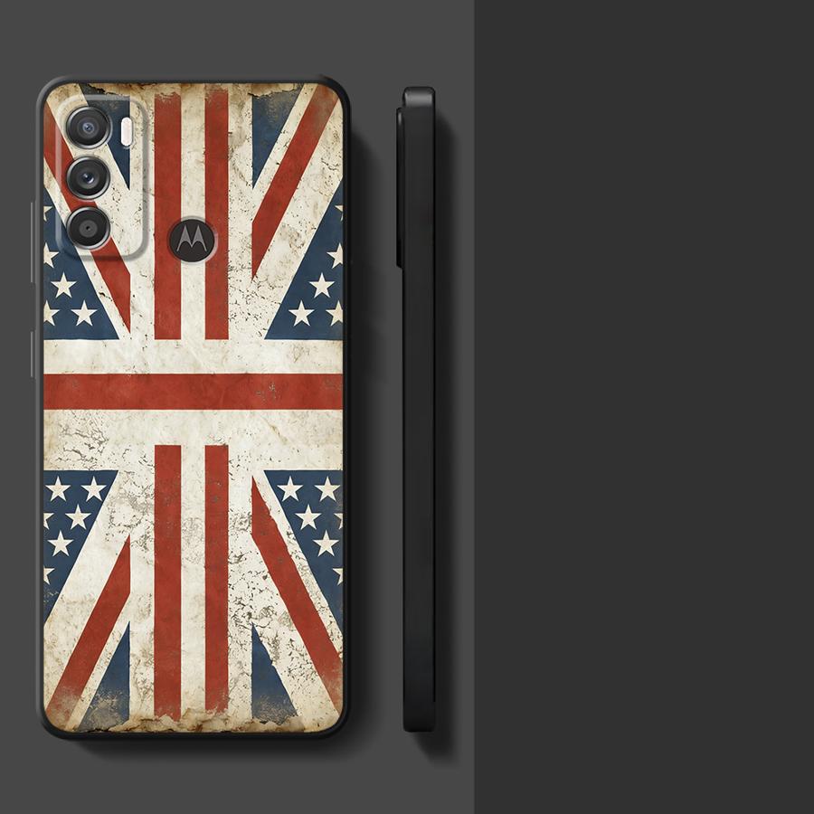 National Flag Pattern Phone Cover Case for Motorola Moto Edge 20 Pro 30 Lite G22 Edge40 G32 G50 G60s G71 G53 G30 G51 G73 G52