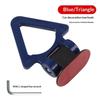 Car Decorative Tow Hook Triangle Shape Self Adhesive Bumper Tow Hook Plastic Hook For Vehicle Exterior Decoration Modification