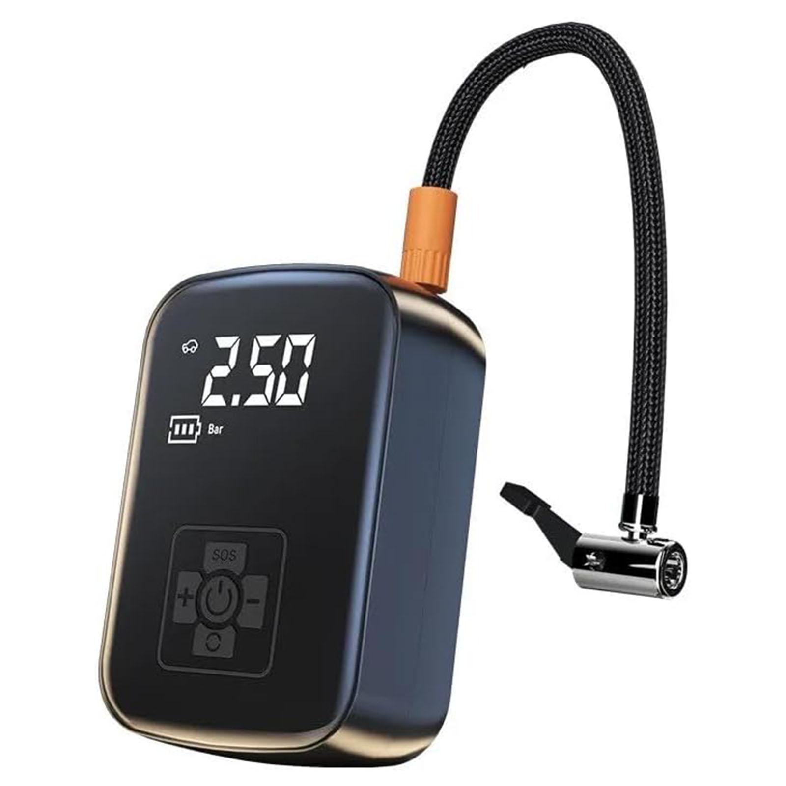 

Многоцелевой беспроводной цифровой насос для накачивания шин Воздушный насос Внешний аккумулятор Мотоцикл Автомобильный пусковой электрический насос Воздушный компрессор