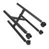 Suporte de Metal para Plantas Ajustável Removível Moderno Suporte para Vaso de Plantas com Rodas para Jardim Pátio