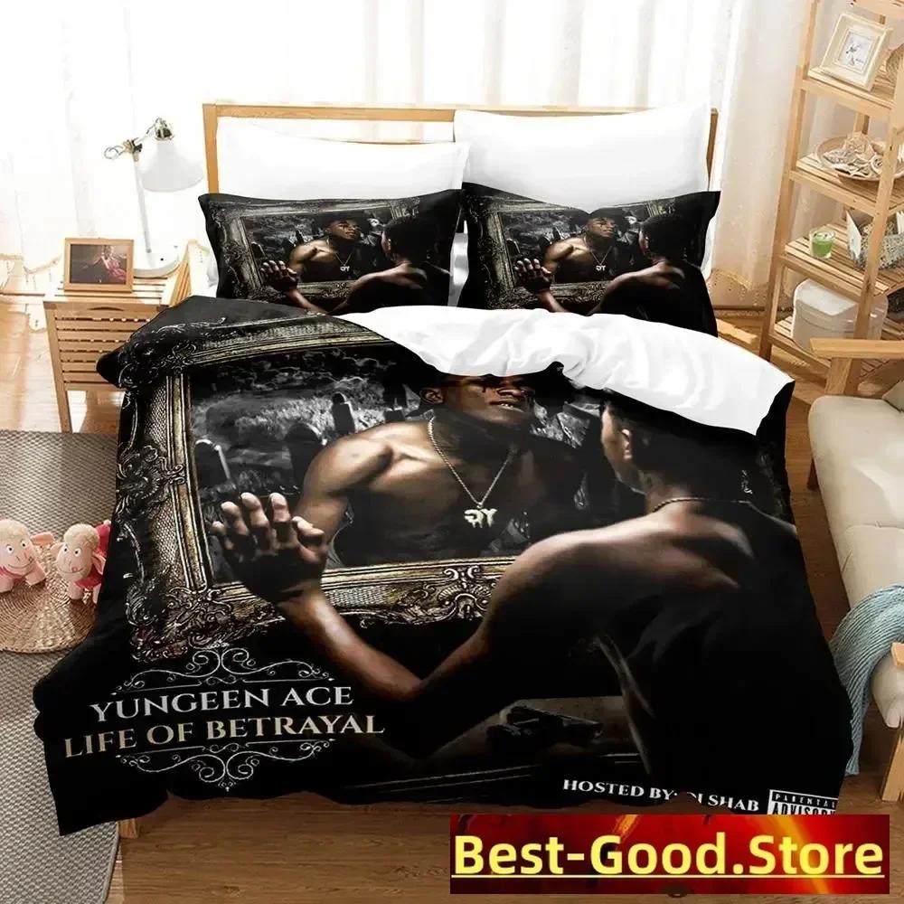 

RIP jaydayoungan Bedding Set Duvet Cover Sheet Printed Bed Set Pillowcase Bed Full Queen King Size Comforter Bedroom 135x200cm