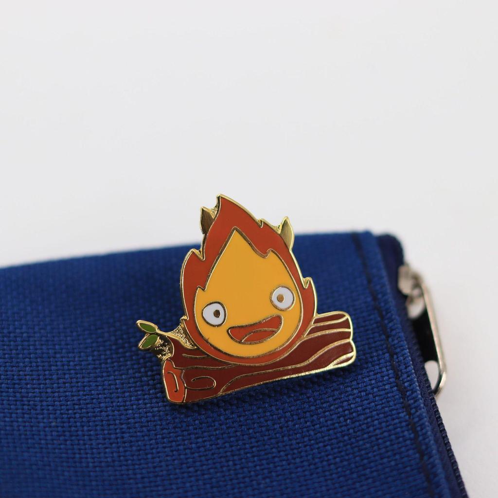 Adorable Stickman Fire Brooch: Cute Gift for Friends' Backpack, Scarf, or Hat