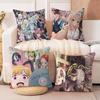 Anime B-Blue Archive Cushion Cover Inches Farmhouse Decor Home Throw Pillow Covers for Couch Decorations