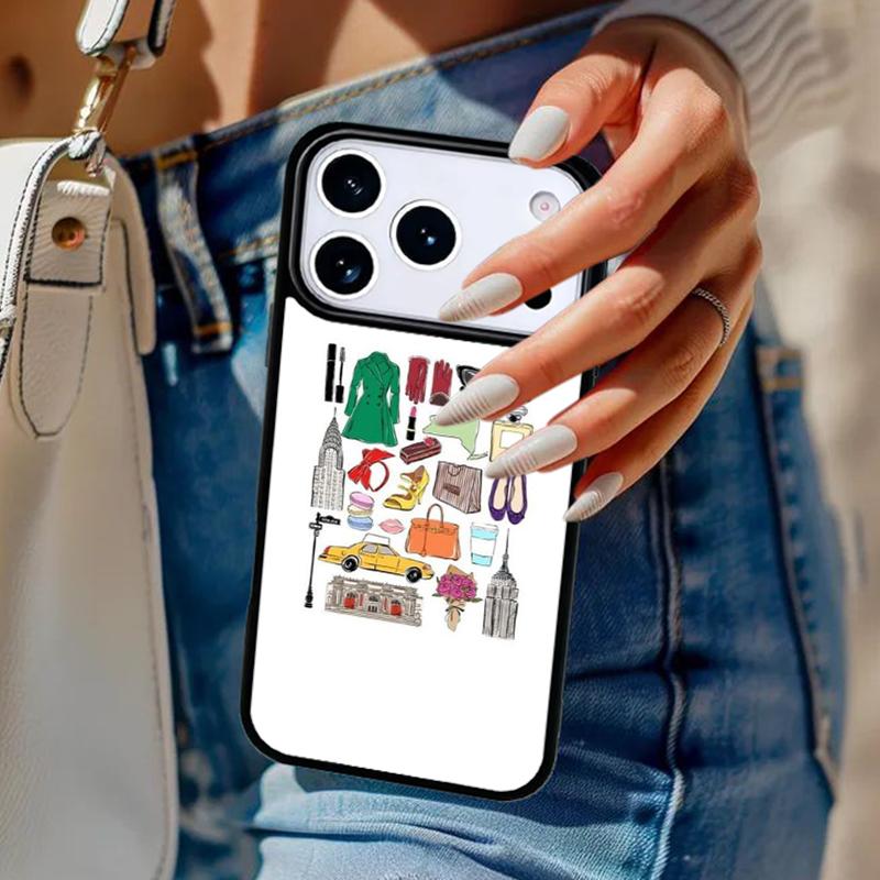 New York Lady Girl Phone Case For iPhone 17 Air 14 15 13 12 Max Cover For Apple 16e 11 Pro Max Plus Coque