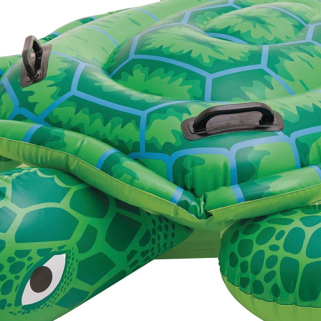 INTEX Lil' Sea Turtle Ride-On Float, 150 x 127 cm, 57524 [Official Japanese Product]