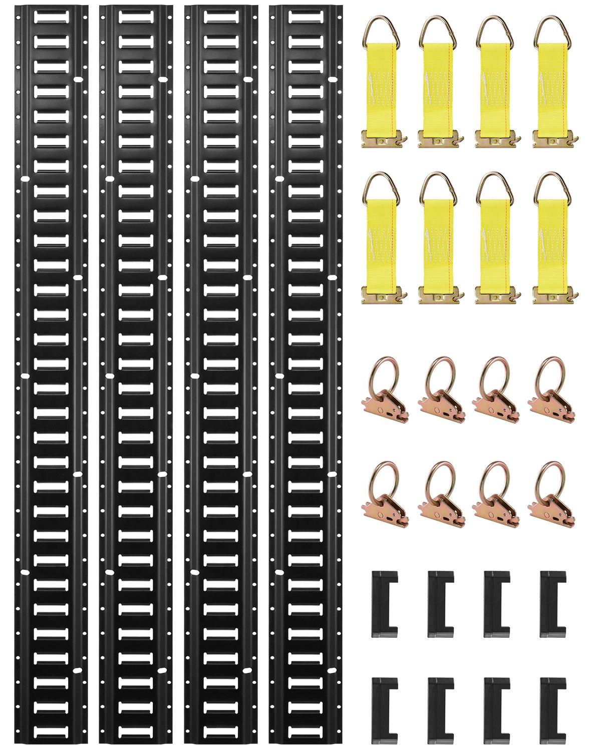 VEVOR E Track Tie-Down Rail Kit