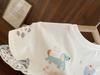Baby Girl Summer Cotton T Shirt Cute Cartoon Print Short Sleeve Top Breathable Sweat Absorbent High End Infant Tee