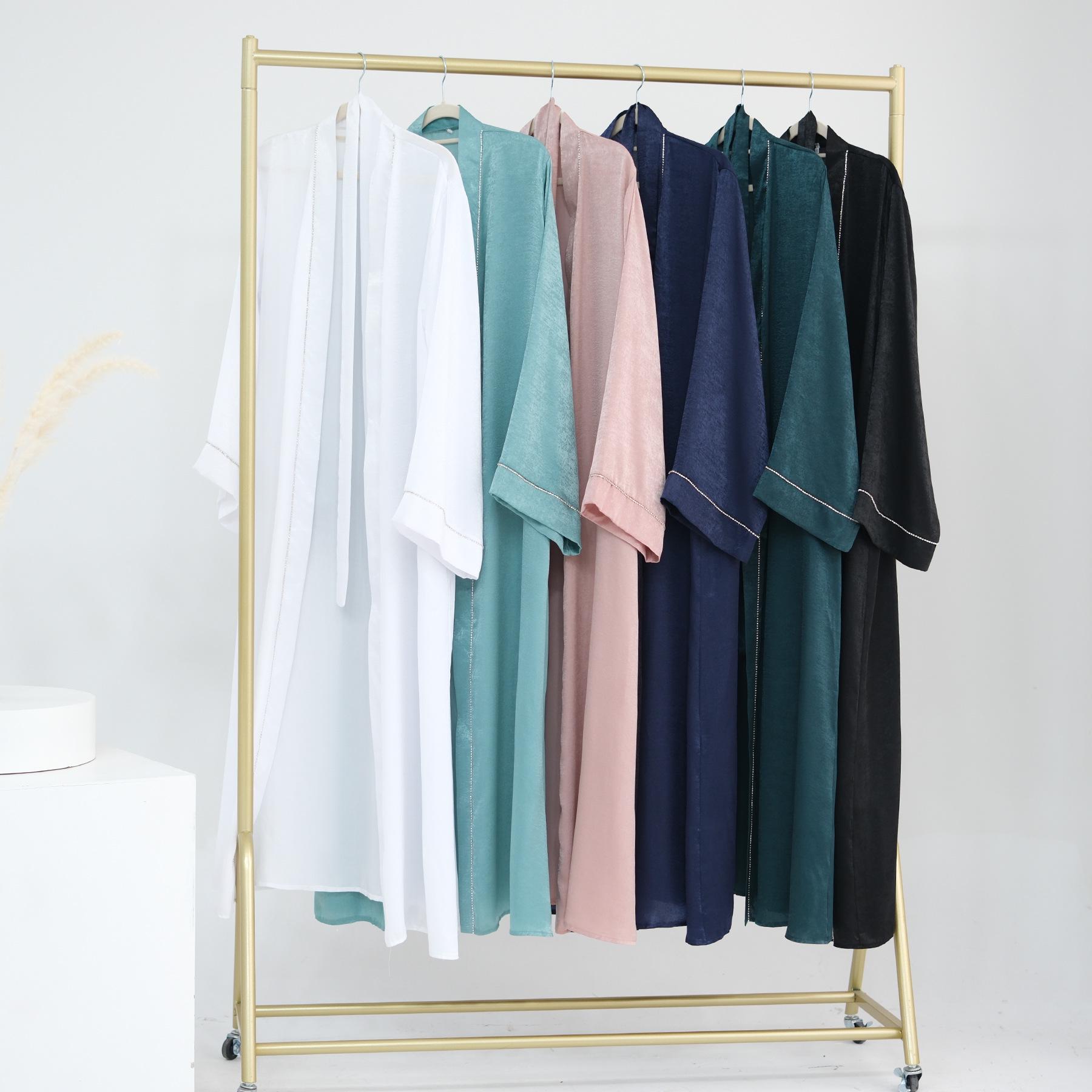 

Loriya 2024 Однотонный кардиган-халат с отделкой LR707 Small