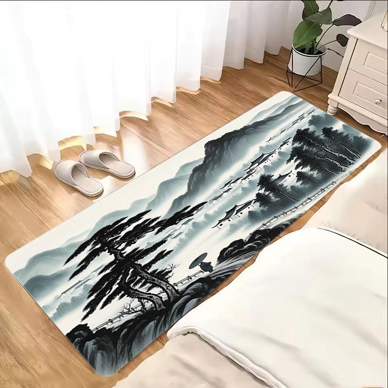 VIKAMA Upgraded Material Kitchen Bathroom Living Room Laundry Room Stain-resistant Washable Thickened Carpet Rugs Home Decor
