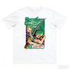 Anime One Piece Zoro Print Pure Cotton T-shirt, Unisex New Fashion Short Sleeve T-shirt for Spring and Summer T-shirt