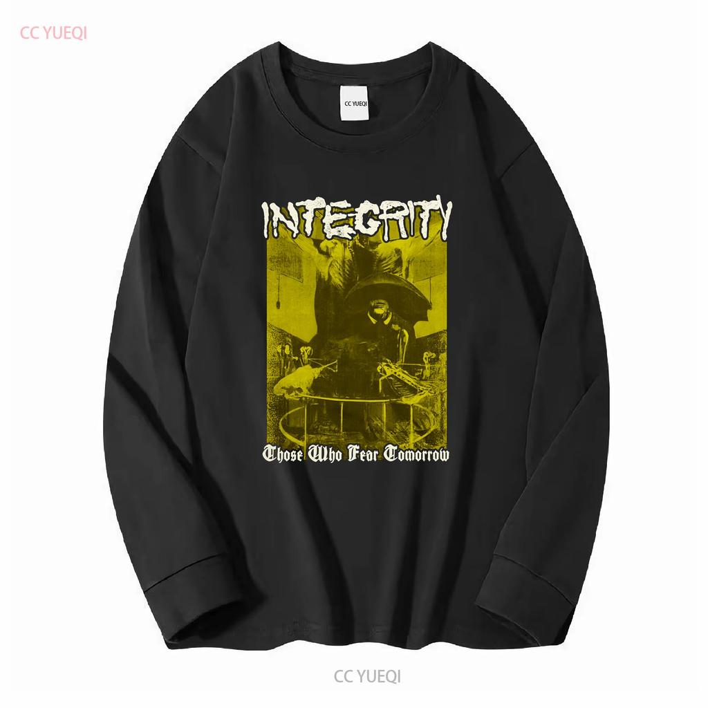 Integrity Those Who Fear Tomorrow Hardcore Band T Shirt Cb778 Vintage Washed Stylish Soft Streetwear Unisex