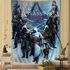 Assassin-Stil Anime Wandteppich Japanischer Kunstdruck Wandbehang Für Wohnzimmer Schlafzimmer Büro Spielzimmer Dekoration