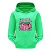 5860 Kids Girls Katseye Group Team Print Casual Pocket Long Sleeves Hoodies