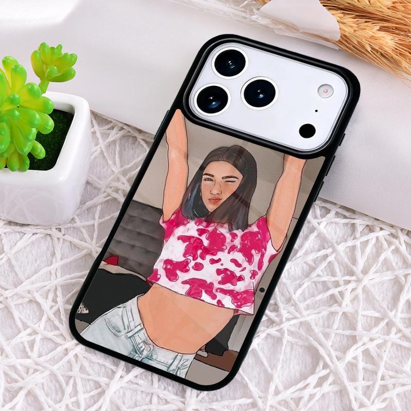 Charli D'Amelio Phone Case for iPhone 17 Air 16 15 11 12 14 13 Pro Max Shockproof Cover