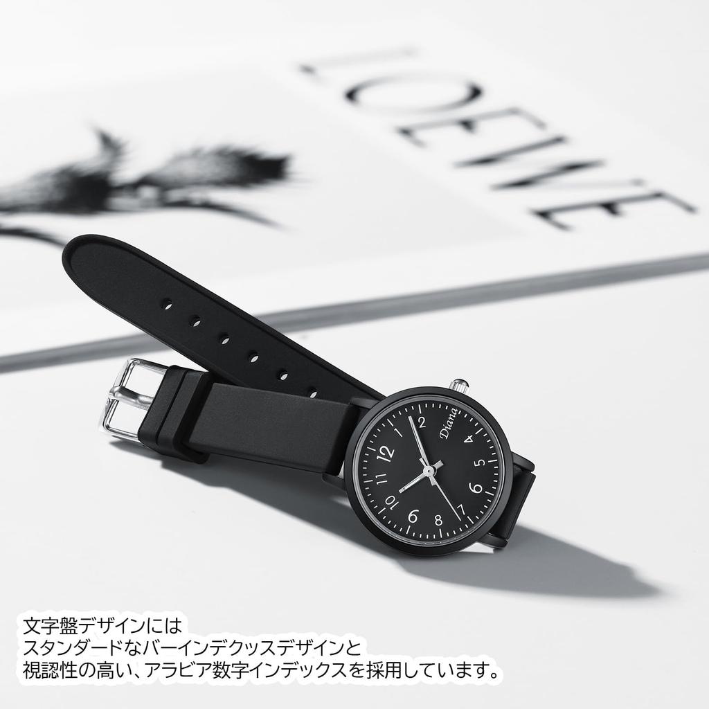 Analog Watch with Silicone Strap for Men and Popular Waterproof Watch with Japanese Simple and Casual Style for Daily Student Day and Disaster