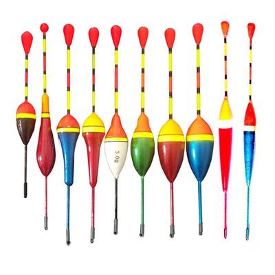 1/10Pcs Fishing Floats Set Buoy Bobber Fishing Light Stick Floats Fluctuate Mix Size Color Float Buoy For Fishing Accessories