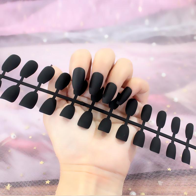 

Matte Frosted Strip Fake Nail Patch Ballet Wear Nail Enhancement