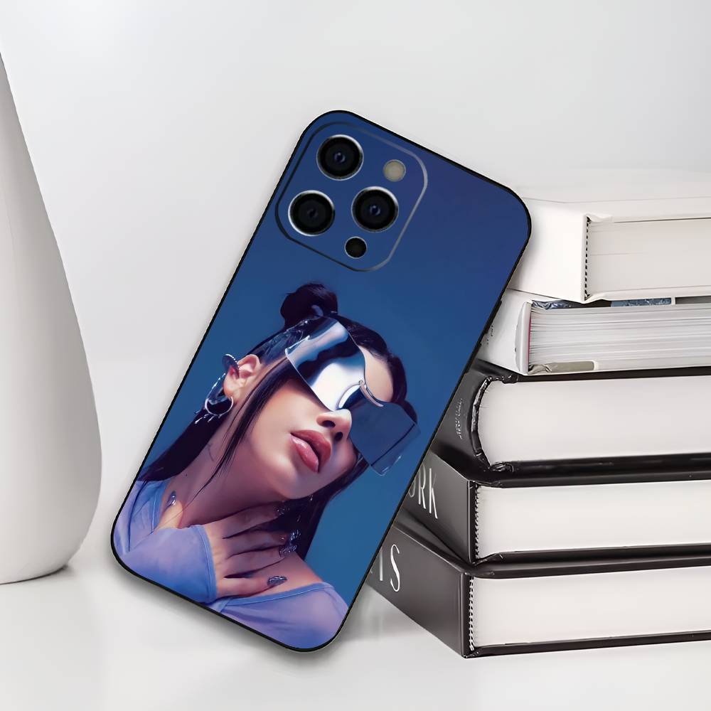 Singer K-Kenia OS Phone Case For iPhone 17,16,15,14,13,12,11 Plus,Pro Max,XS,Soft Silicone Black Cover