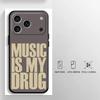 Case for Apple iPhone 17 Pro Max 14 13 15 Pro 7 8 16 XR XS MAX Air 12 11 Funda Phone Cover Love Music Letter