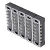 5pcs Dual Row 6 Positions 600V 15A Screw Terminal Block   Preinsulated Terminal Barrier Strip