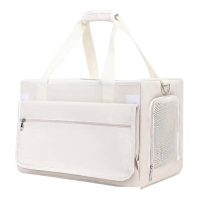 Pet Carrier with Front Pocket Breathable Soft-Sided Portable for Cat