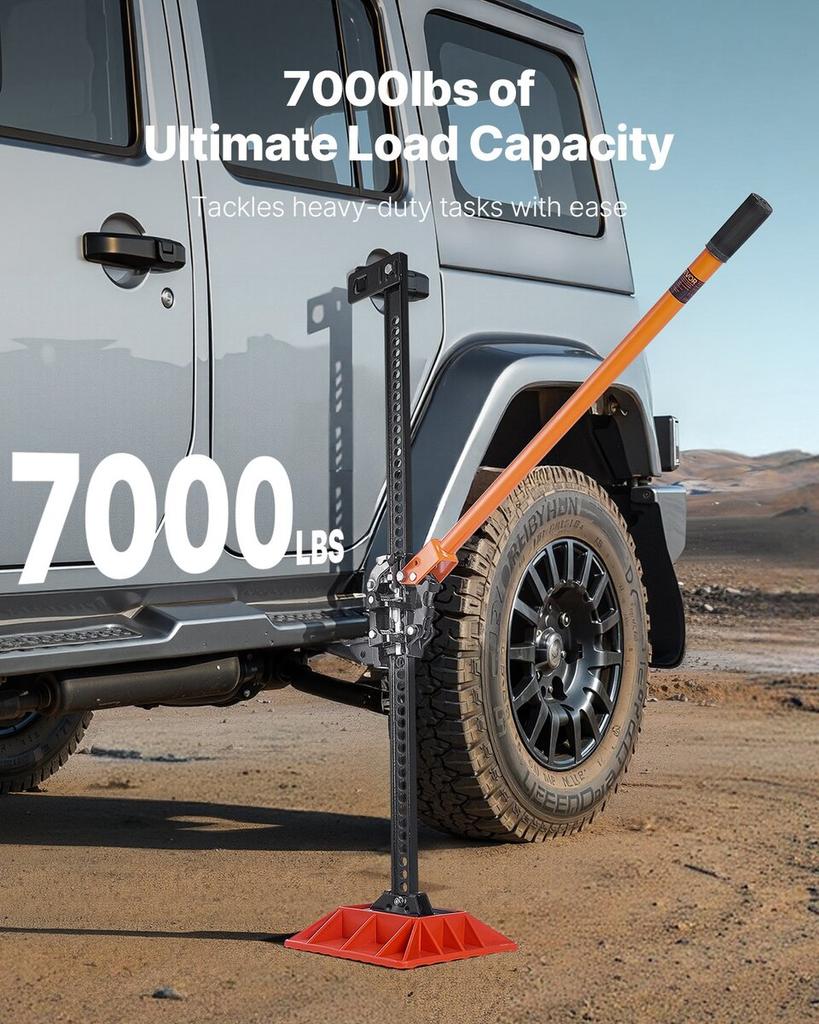122cm Off Road Farm Jack Hoist with Base 3.18 T High Lift Tractor Vehicle