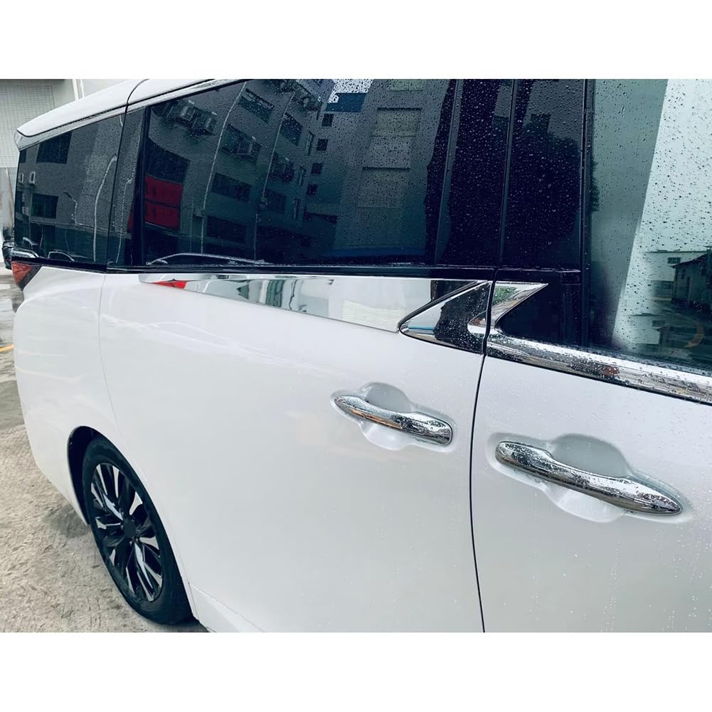 RUIQ Toyota New 40 Series Exterior Side Door Garnish Chrome Parts Custom Parts Trim Aero Side Mould Designed Exclusively for Toyota Alphard/Vellfire