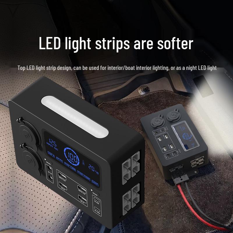 12V Mini Power Box USB Socket PD100W Fast Charger