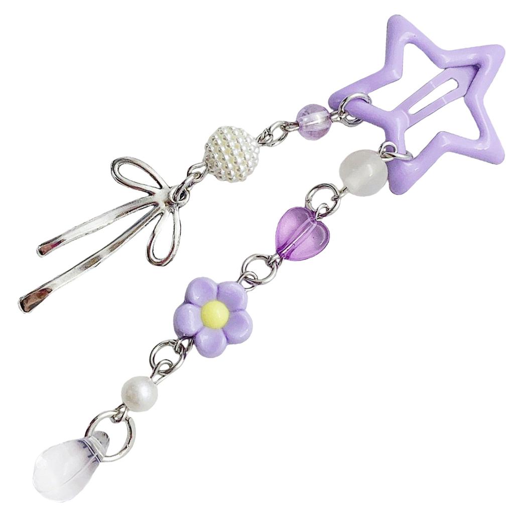 Sweet Star Shaped Hair Clip Ornament Lovely Star Hair Clip Accessory For Creating Adorable Hairstyles Effortlessly