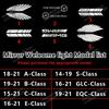 CQT1 2Pcs LED Car Rearview Mirror Welcome Light Projector Lamp For Mercedes Benz AMG A B C E S Class W177 W247 W205 W213 GLA GLB CLS