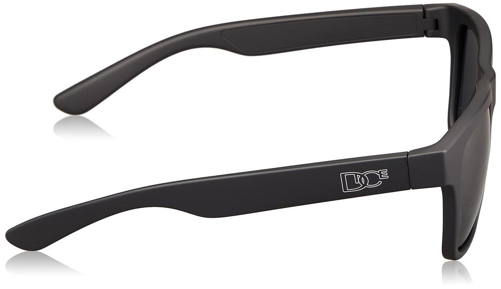 DICE FLOATING GLASSES MBK Sunglasses for Outdoor Matte Smoke FLG-01 Use, Black/Polarized