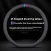 New Car Leather Steering Wheel Cover 38cm 15' For Hyundai Elantra IX35 I30I20 Sonata Santa Fe Accent ETC. Breathable Car Accesso