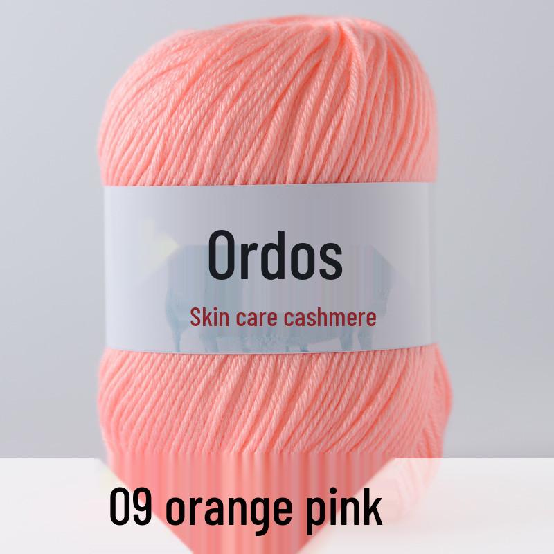 Genuine Baby Cashmere Yarn: Hand-Knitted Scarf for Infants & Toddlers, Medium Thick Milk Cotton for Crochet.