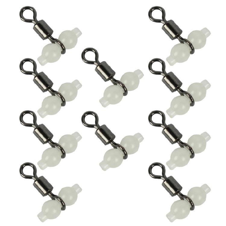 3-Way Hook Connector Swivels Fishing Tangles Frees Tackle Freshwater Saltwater