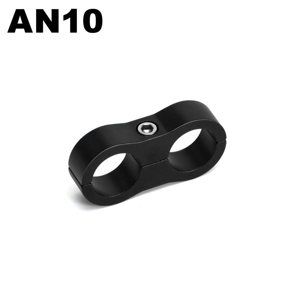 1 STK Universal Aluminium AN4 AN6 AN8 AN10 Geflochtener Gummi-Schlauchleitung Klemme Verteiler Billet Öl Kraftstoff Wasser Schlauchrohr Separator Kit