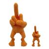2Pcs/Set Middle Finger Figure Statue Desktop Flip-off Hand Figurine