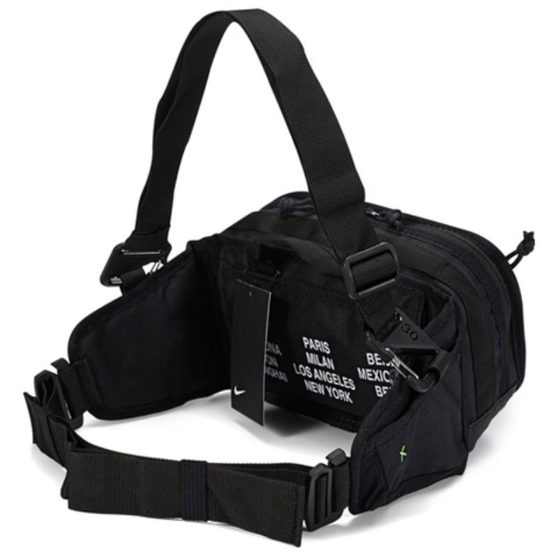 Nike Bolsas de Tecido Bolsa de Ombro Bolsa Transversal Regular Masculina Preta Casual DH3079-010