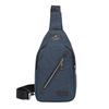 New men's breast bag, casual nylon sports breast bag, multi-functional anti-theft shoulder bag, fashionable messenger bag.