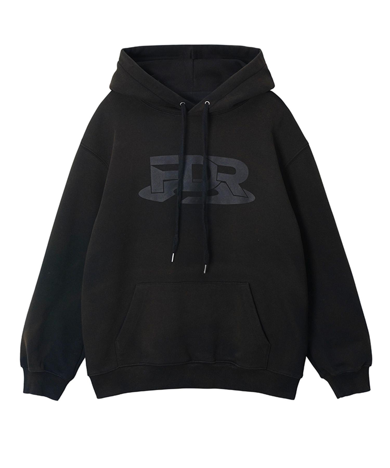 Fdr Two Tone Garment Washed Fdr Hood_Black+Orange L
