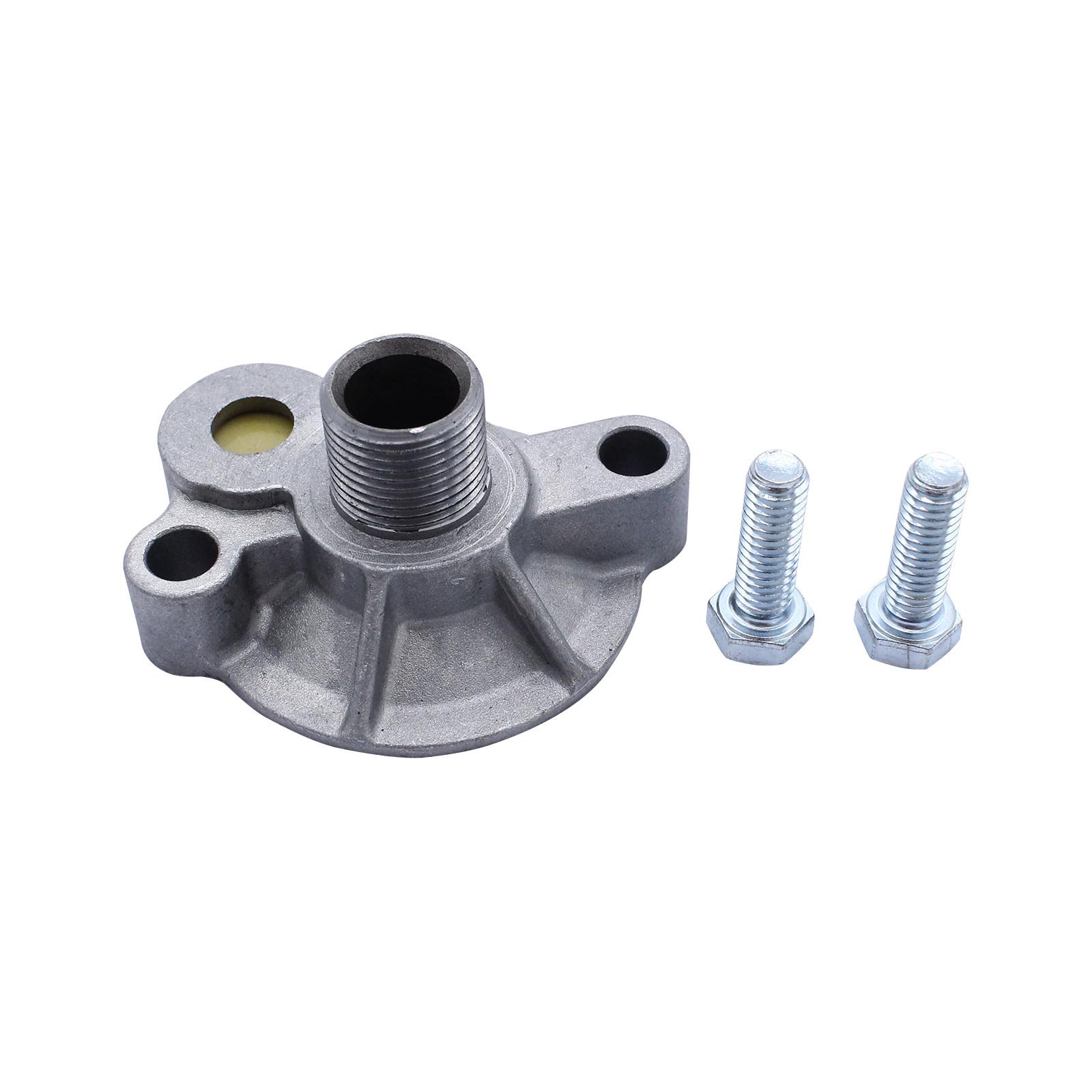 

SBC-адаптер масляного фильтра с байпасом BBC Chevy 283 305 327 350 383 396 427 454 серебряный