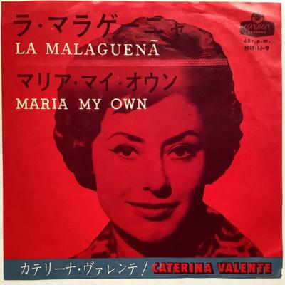 Disque 7 pouces CATERINA VALENTE La Malaguen Maria My Own HIT9 LONDRES 1963 Japon Latin Occasion