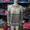 Europäischer & Amerikanischer Damen Lockerer Farbblock Rundhals Mode Pullover